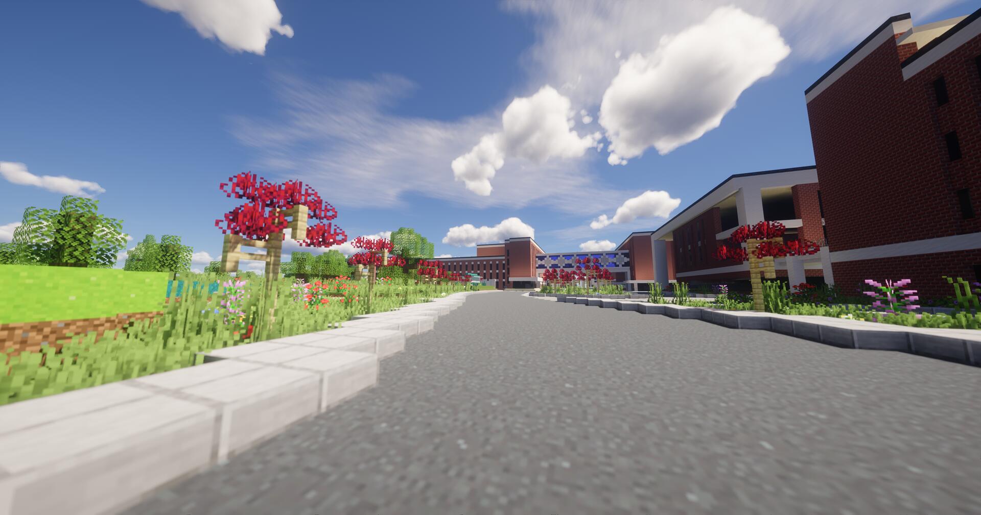 方块宁理服务器风景